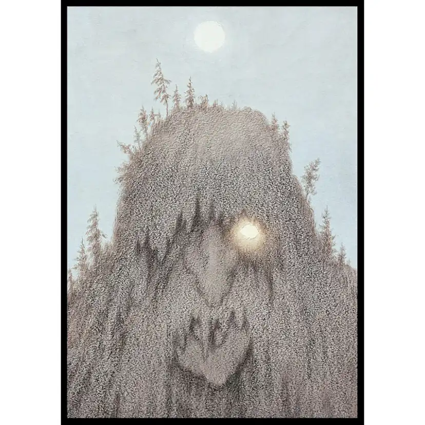 Poster Gallerix Skogstroll By Theodor Kittelsen