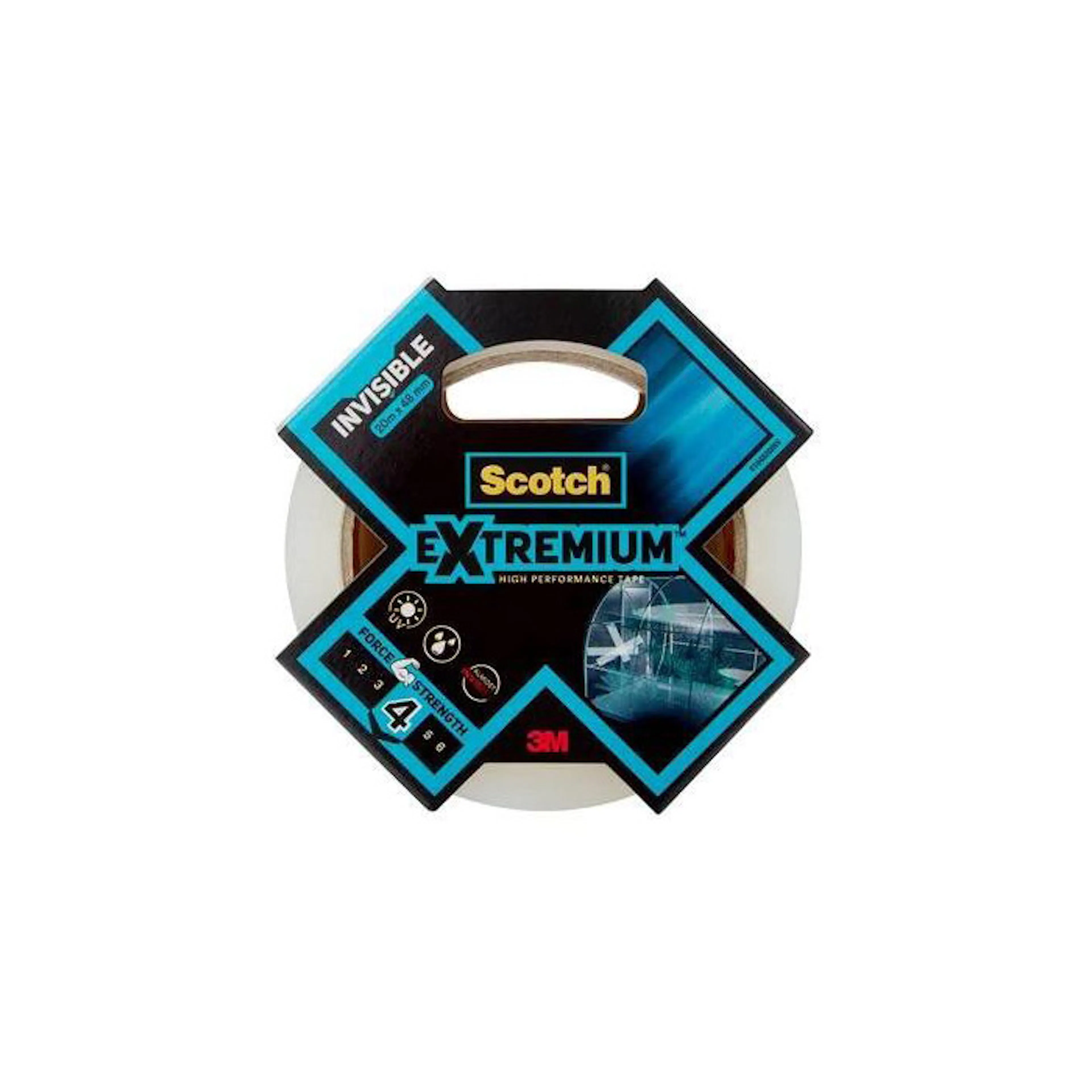 Vävtejp 3M Scotch Extremium Utan Häftämnesrester 4103 18,2m x 48 mm