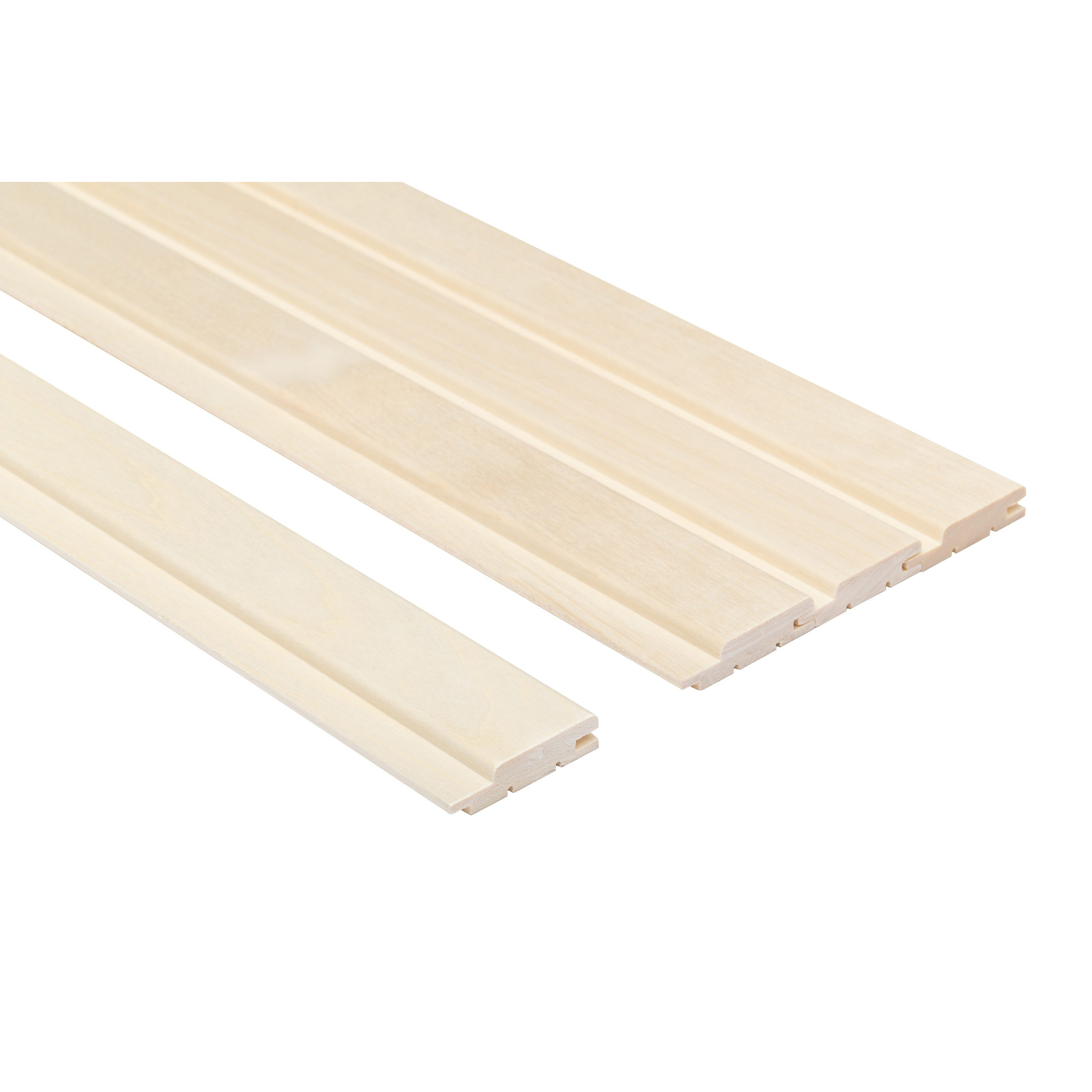Bastupanel Sauna Sweden Asp STP  15x68x2700 mm Längd: 2700 mm
