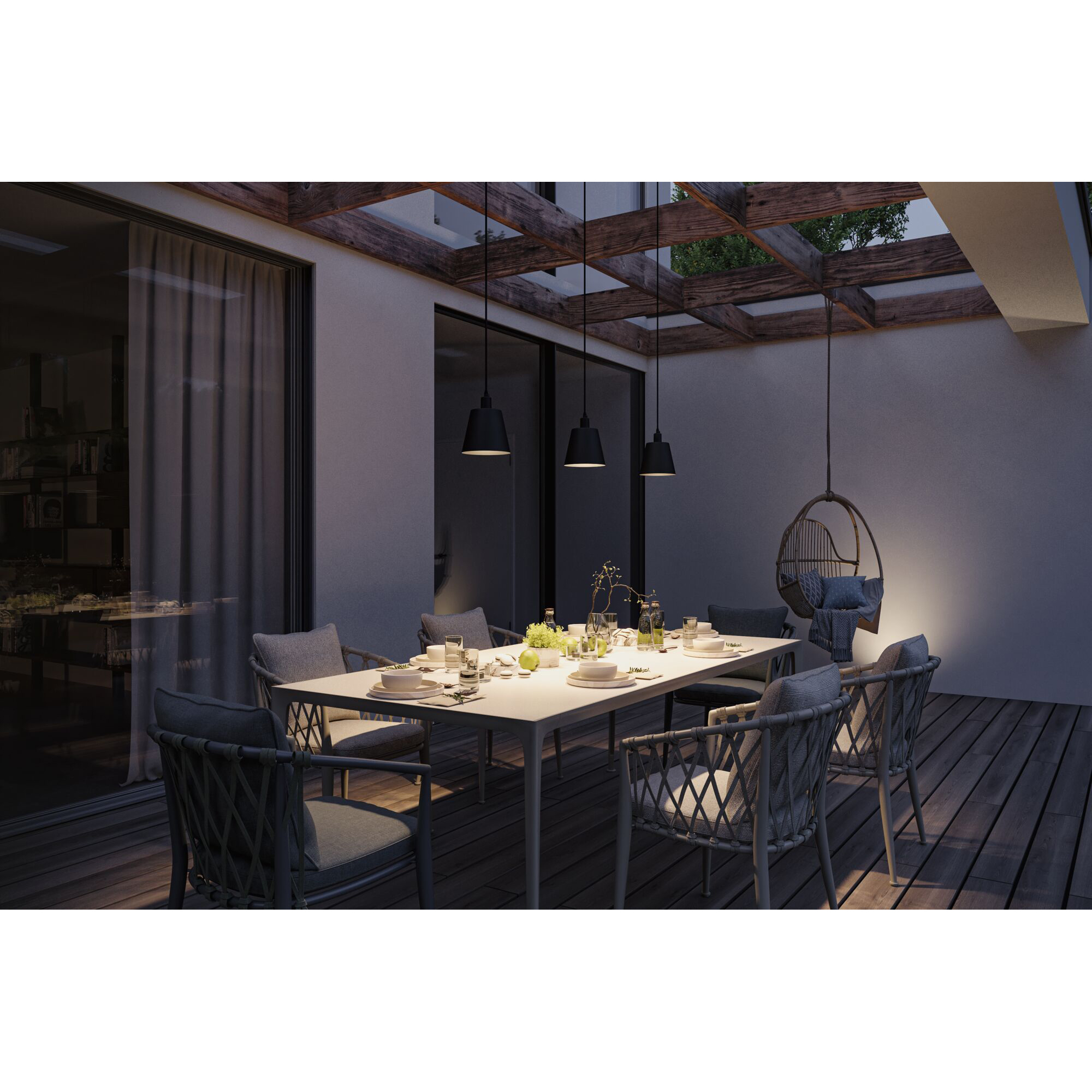 Pendellampa Paulmann Kofia Plug & Shine IP44 24V