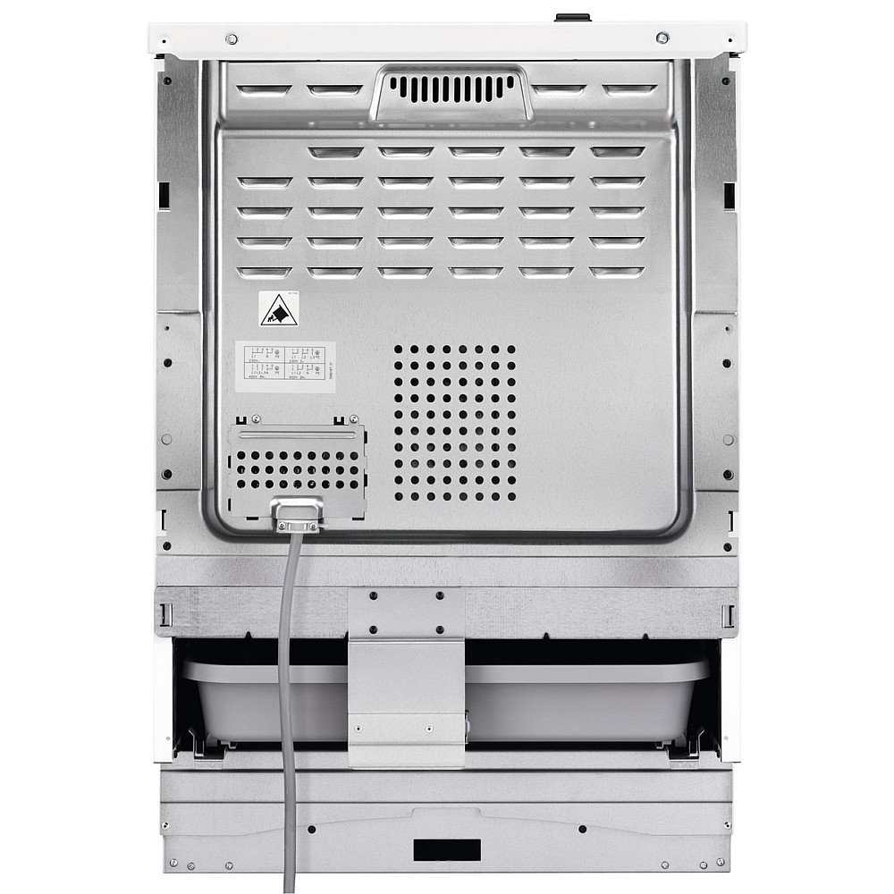 Induktionsspis Electrolux LKI64404SW med Självrengörande Ugn och Hob2Hood