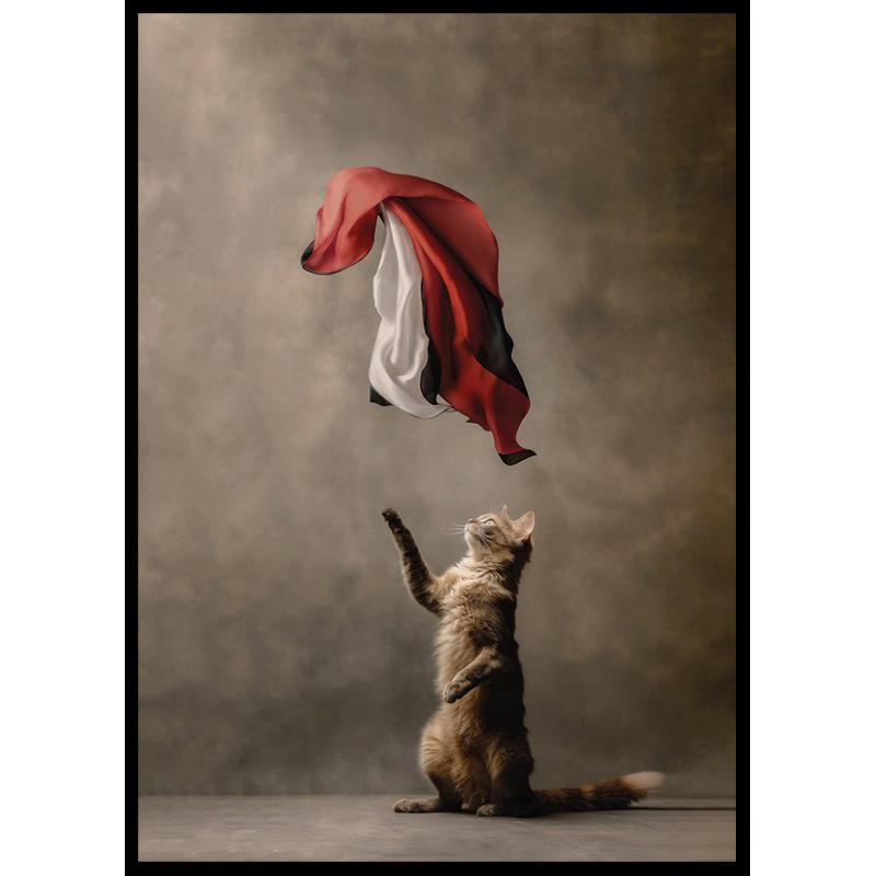 Poster Gallerix Playful Cat Studio Elements