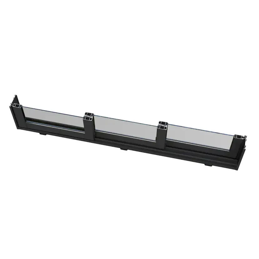 Ines 11,1 m2 Slide NO Obehandlad med Slide 1-lagers glas