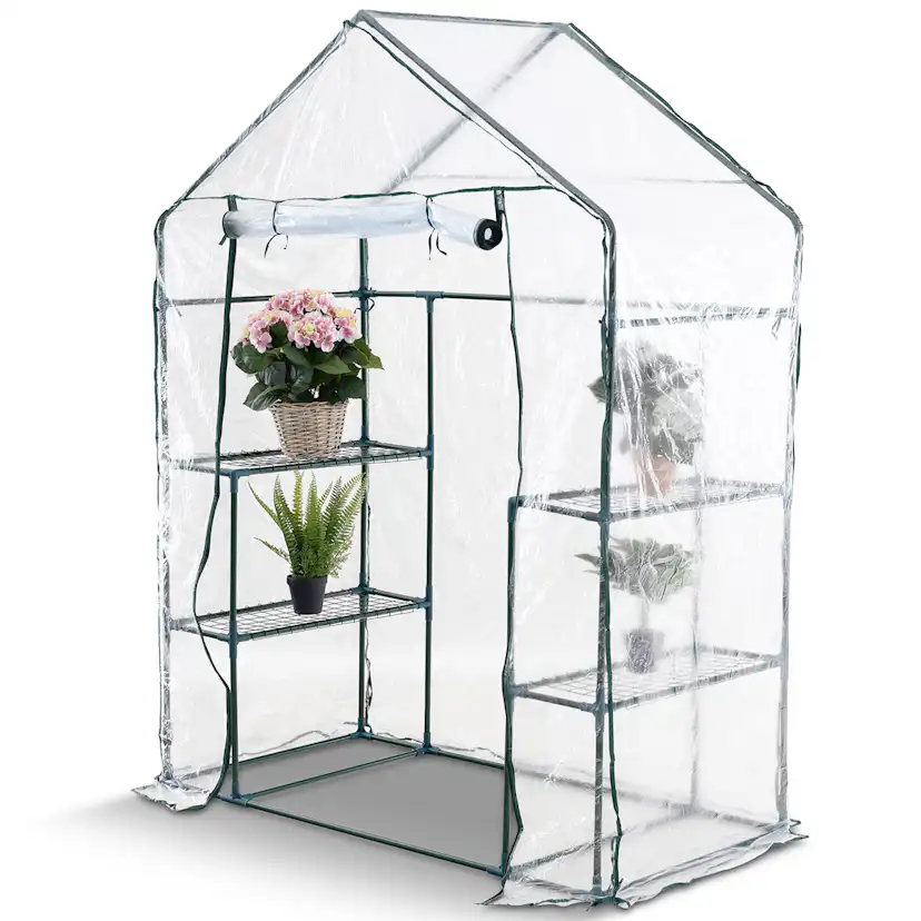 Växthus Metalcraft 1,04 kvm Transparent Rektangulärt