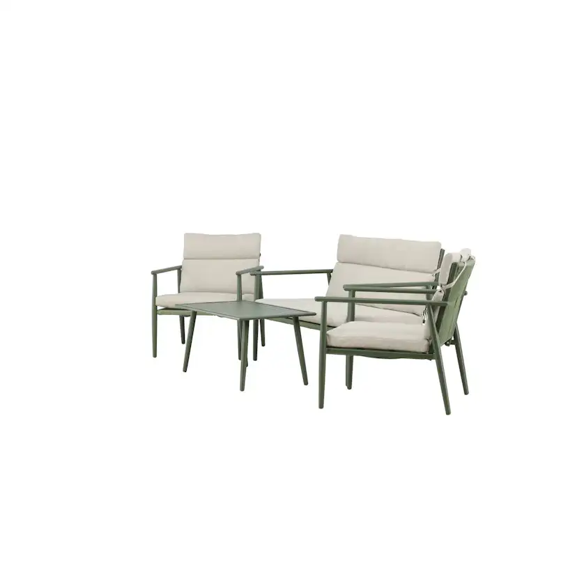 Mazzaro Sofa Set - Green / Beige Grön
