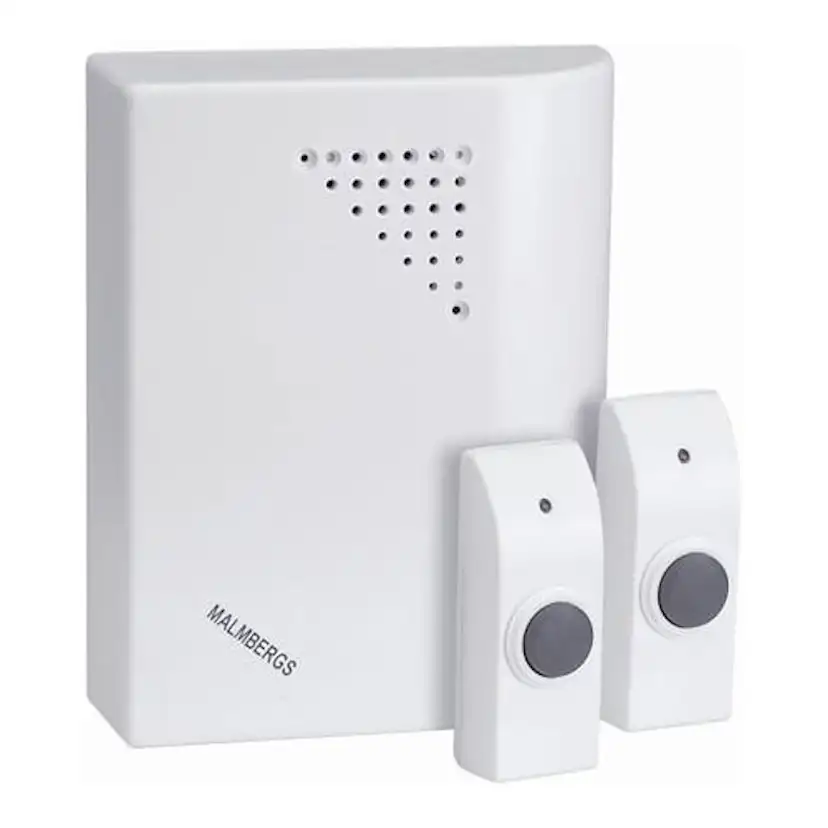 Dörrklocka Malmbergs Trådlös 2 Tryckknappar