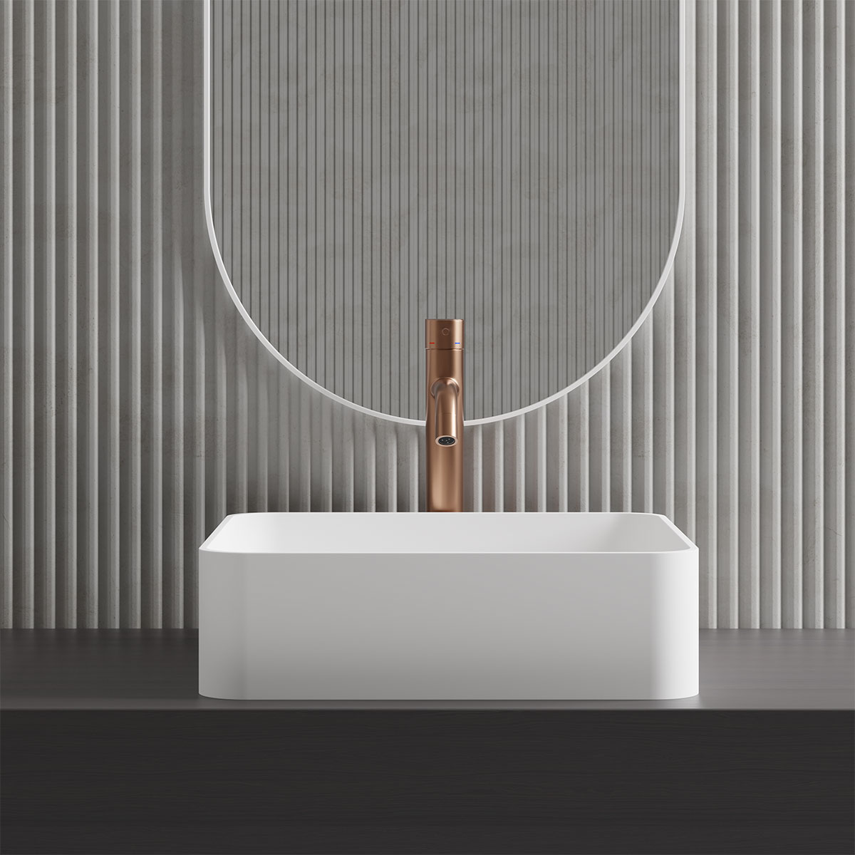 Tvättställ Scandtap Solid S1