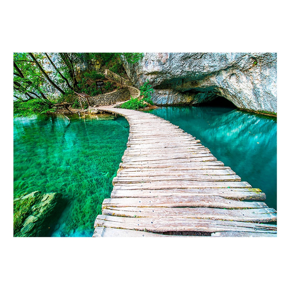 Självhäftande fototapet - Plitvice Lakes National Park, Croa Storlek: 245x175 cm