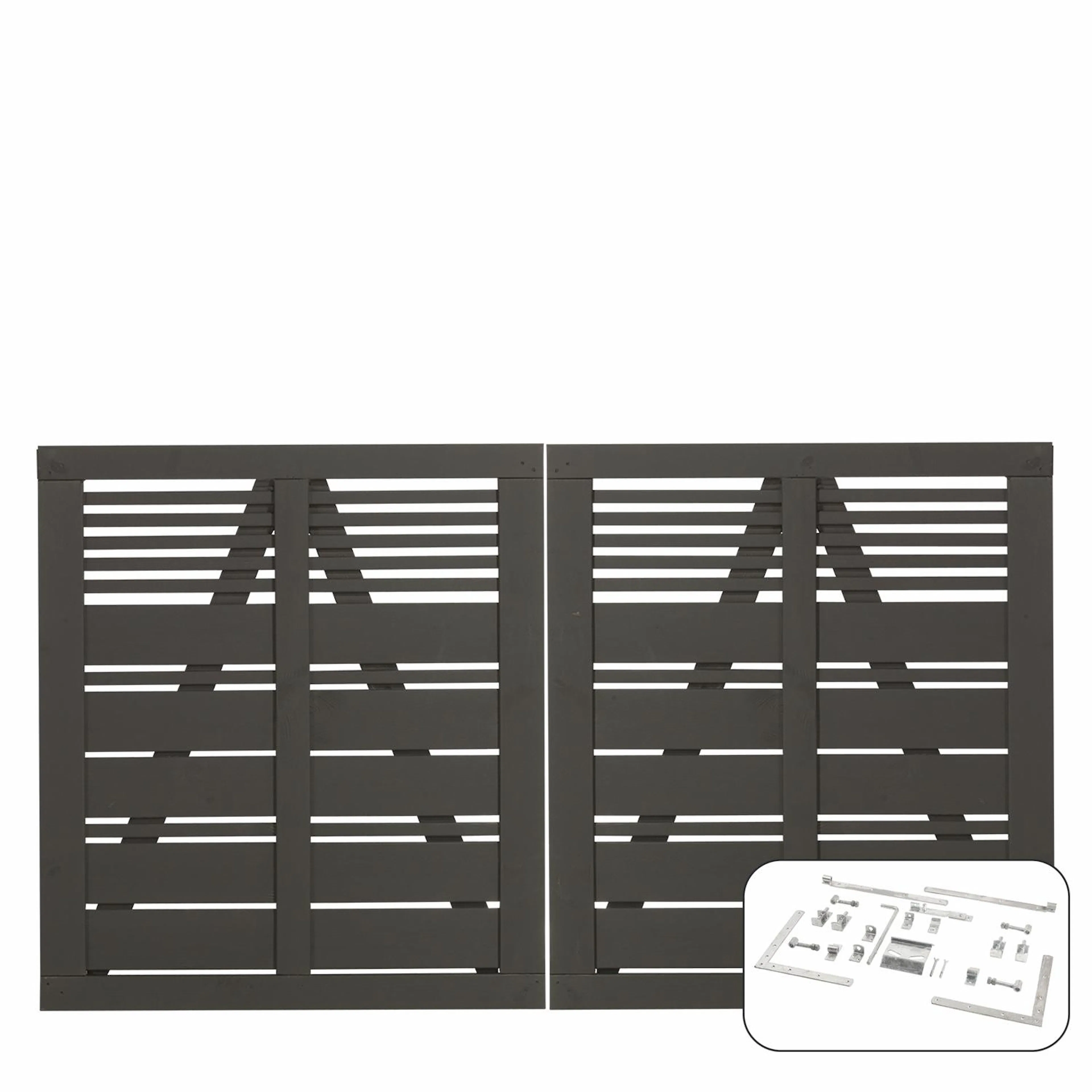 Dubbelgrind PLUS Silence inkl. Beslag