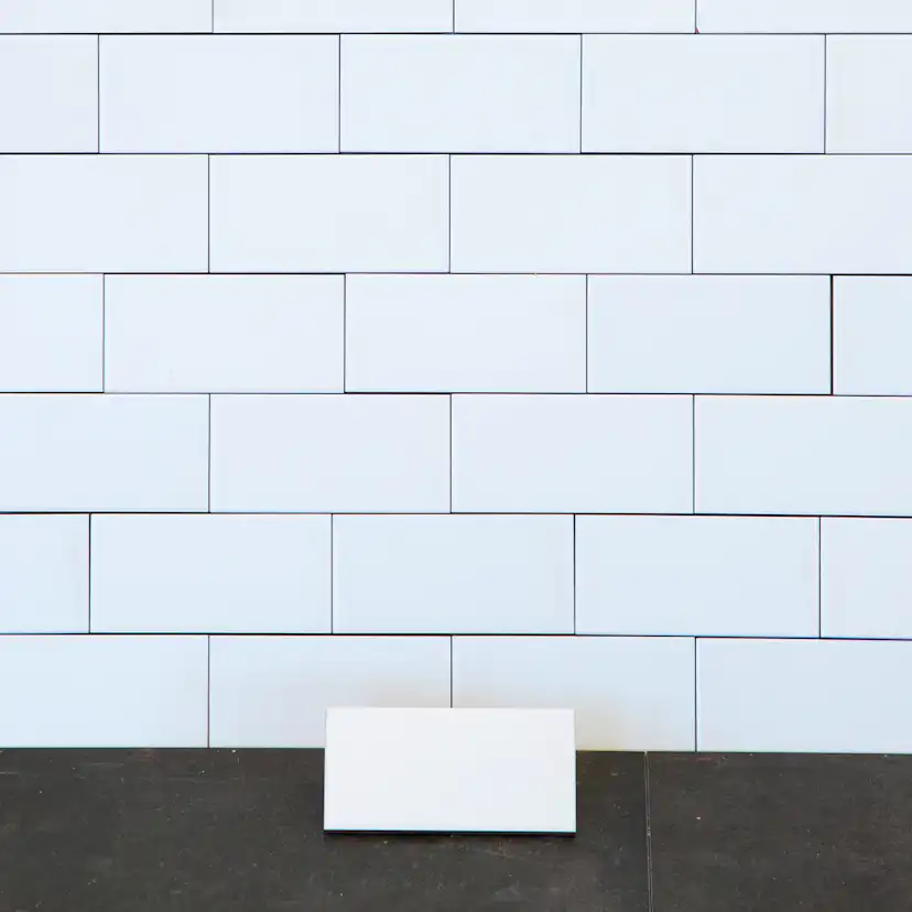 Kakel Arredo Color Blanco Liso Mate Vit 7,5x15 cm