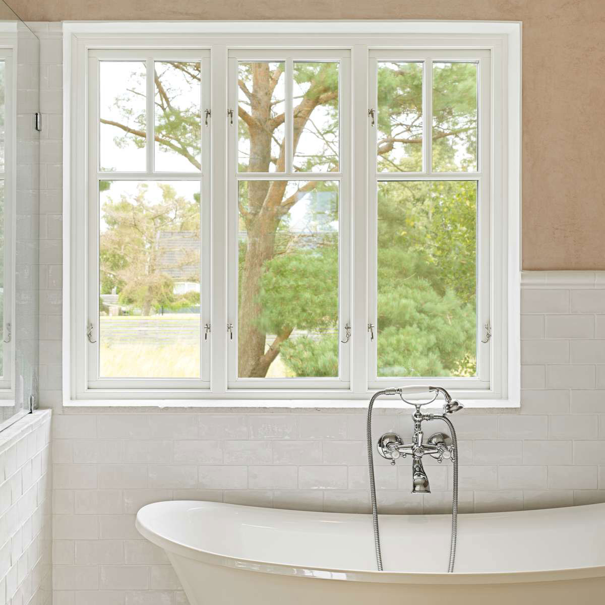 Sidohängt Fönster Elitfönster Elit Retro 3-Glas Aluminium 3-Luft