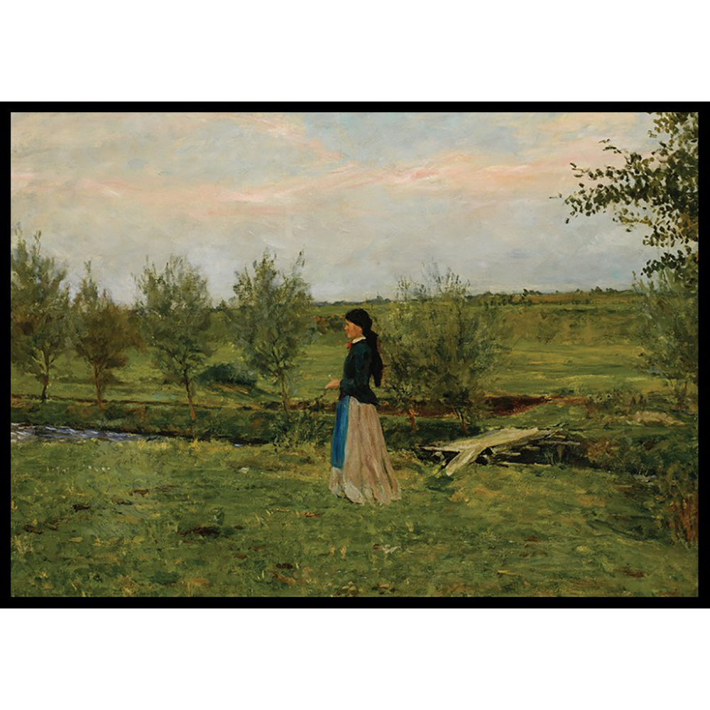 Poster Gallerix Evening At Pipping By Erik Werenskiold