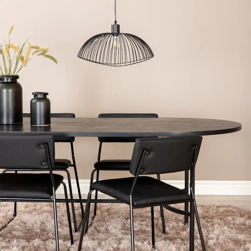 Matgrupp Venture Home San Francisco med 4 Kungshamn Stolar Konstläder