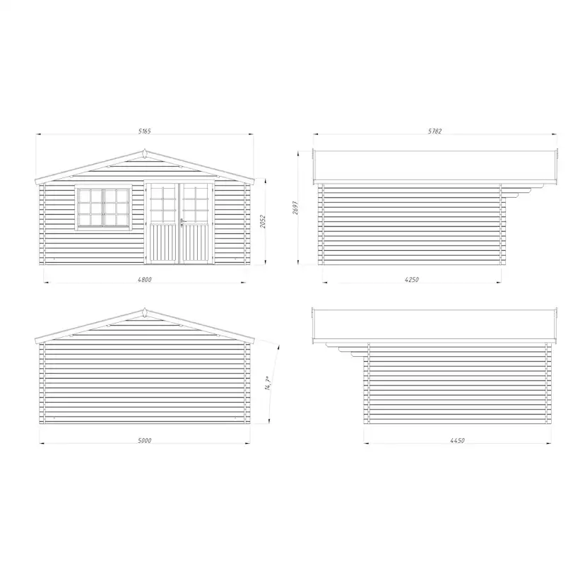 Britta 19,7 m2 Brun dippad