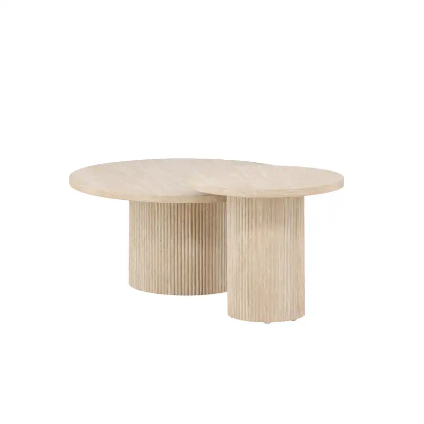 Soffbord Venture Home Härön Set Ø80 cm & Ø50 cm