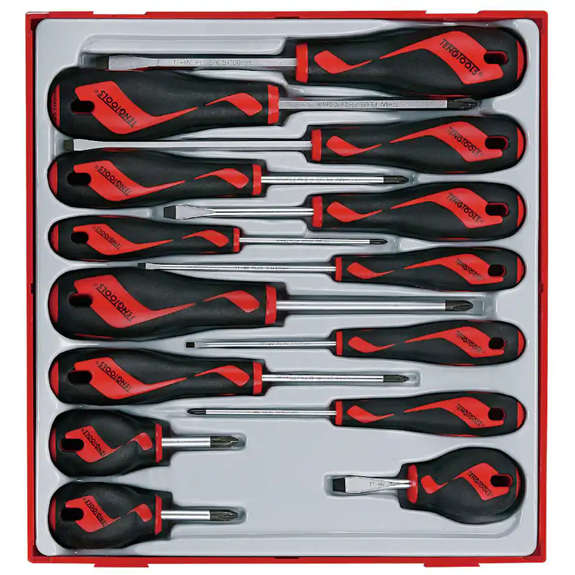Skruvmejselsats 14 delar Teng Tools TTD914N