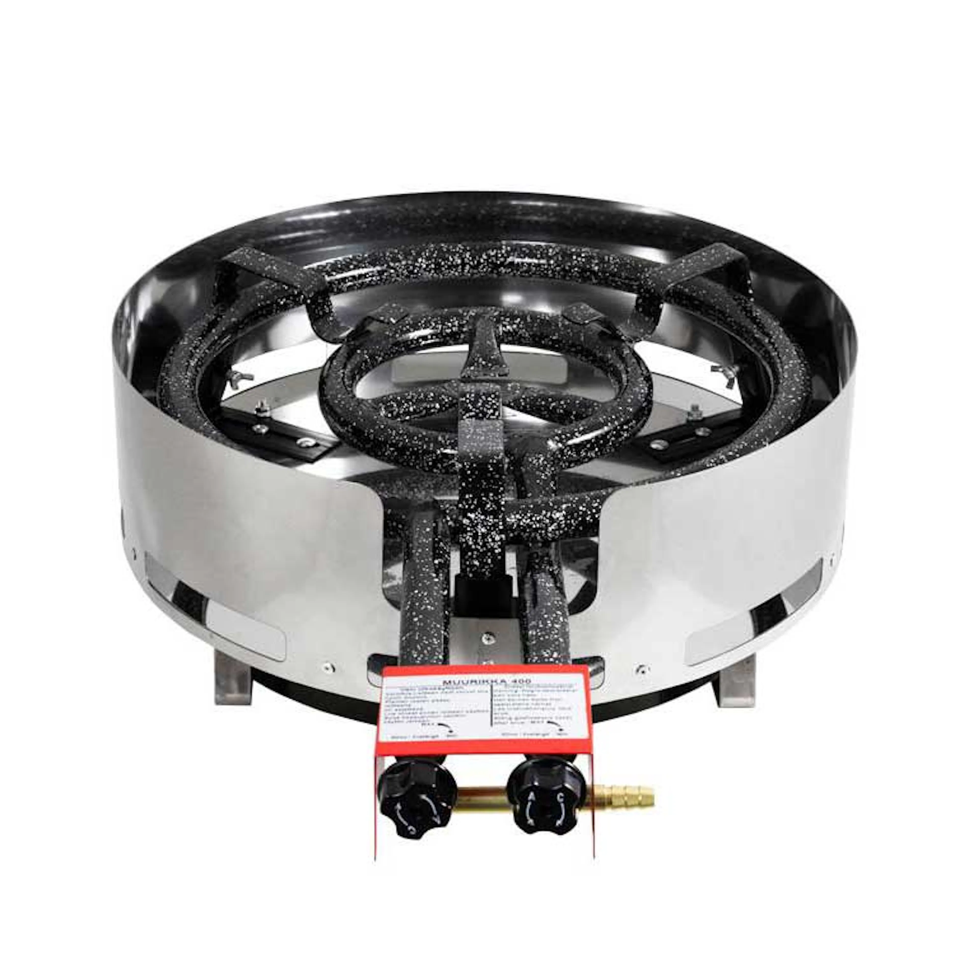 Gasbrännare Muurikka Kort Pro Steel D400
