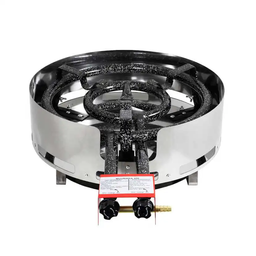 Gasbrännare Muurikka Kort Pro Steel D400