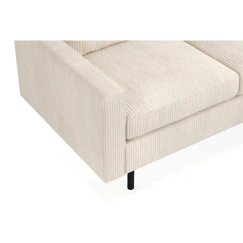 Soffgrupp Scandinavian Choice Peppe 3-sits Vändbar Divan med Fåtölj och Fotpall