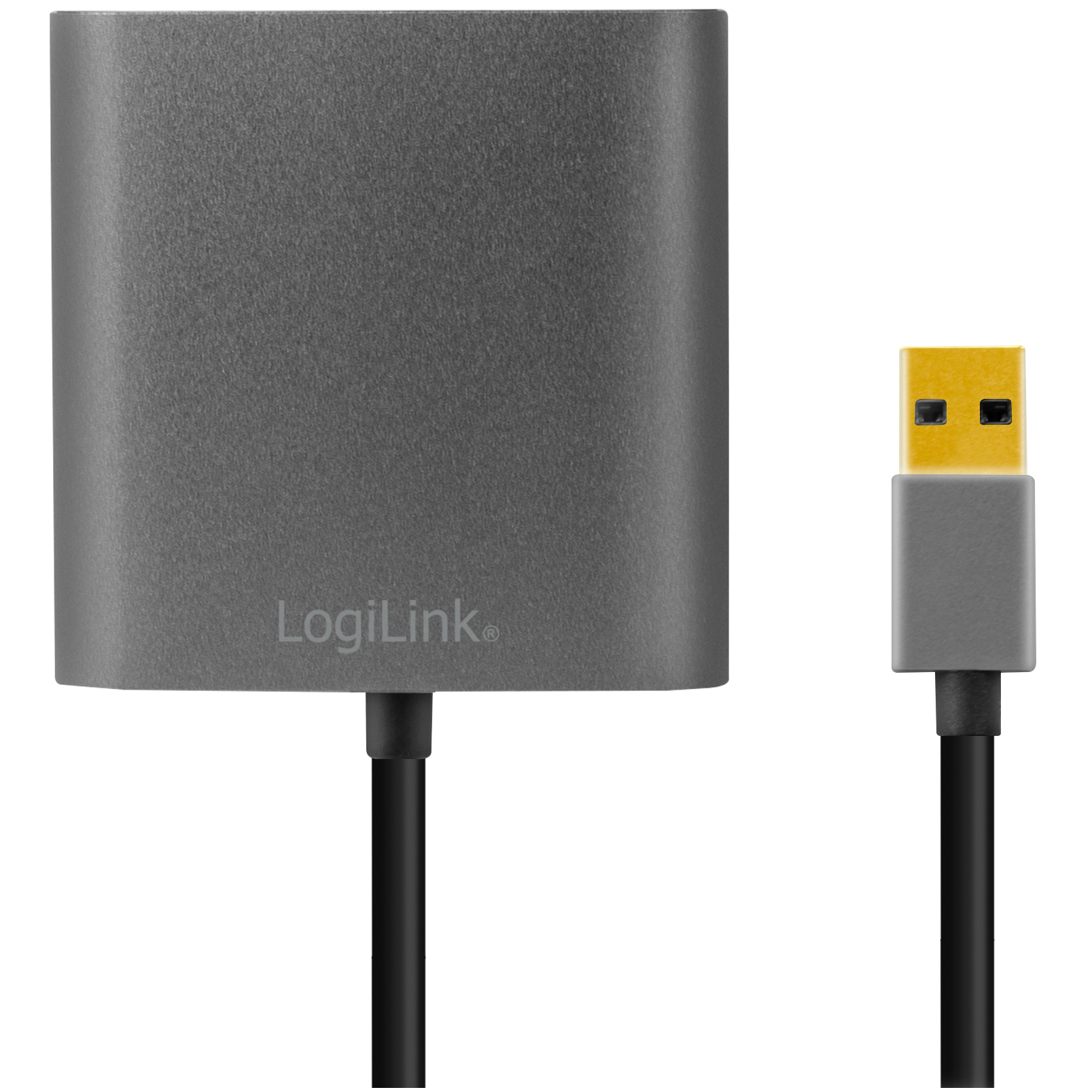 Adapter LogiLink USB-A 3.0 till HDMI-Hona + VGA-Hona
