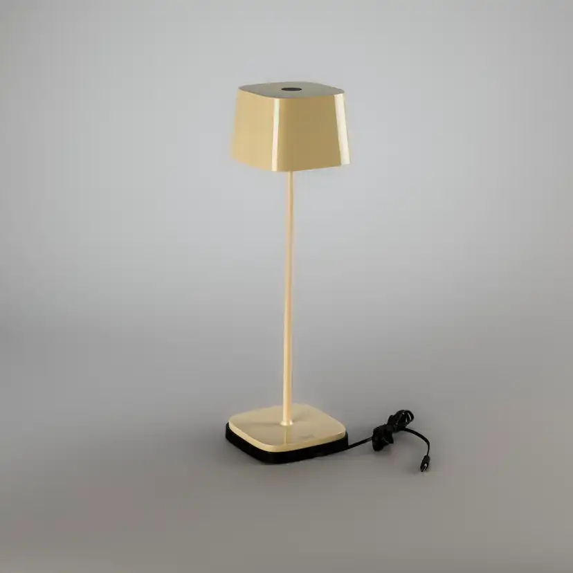 Portabel Lampa Gnosjö Konstsmide Capri Bordslampa USBxGräddvit