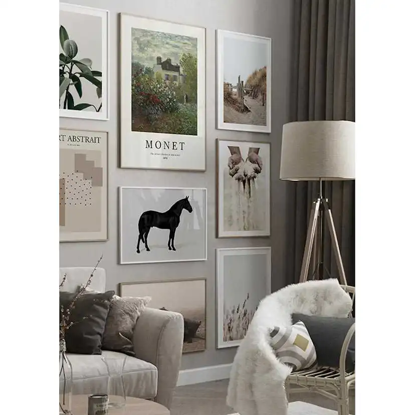 Poster Gallerix Monet Garden In Argenteuil