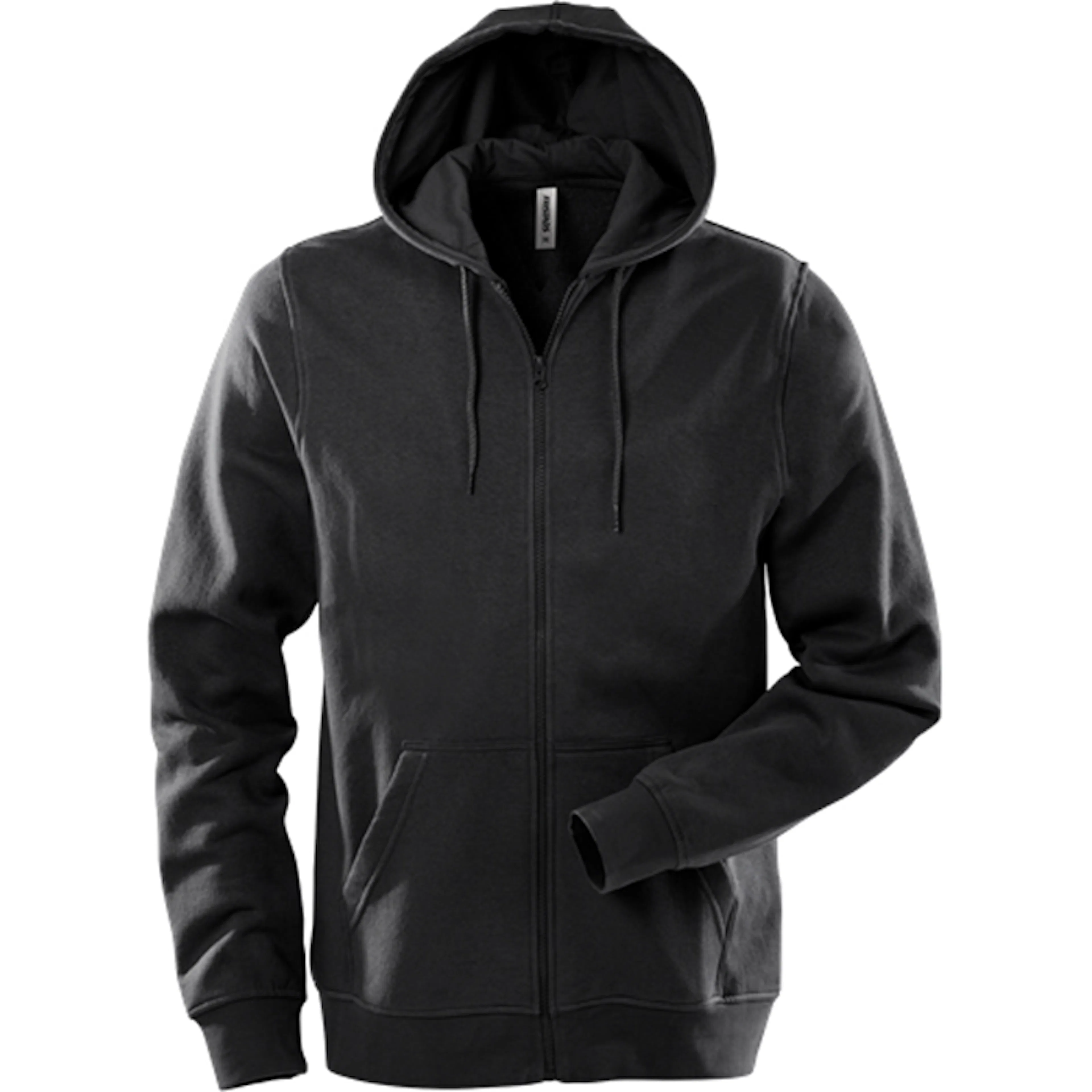 SWEATSHIRTJACKA HUVA 1736 SWB Färg: Svart, Storlek: XS