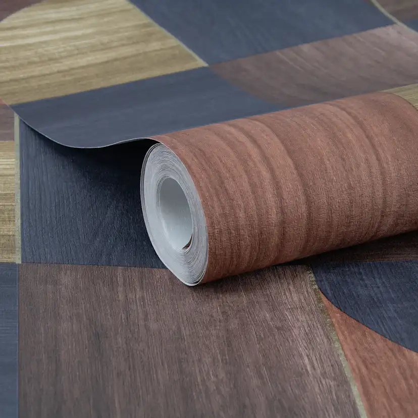 Tapet Easy Decor Wood Circles Brun
