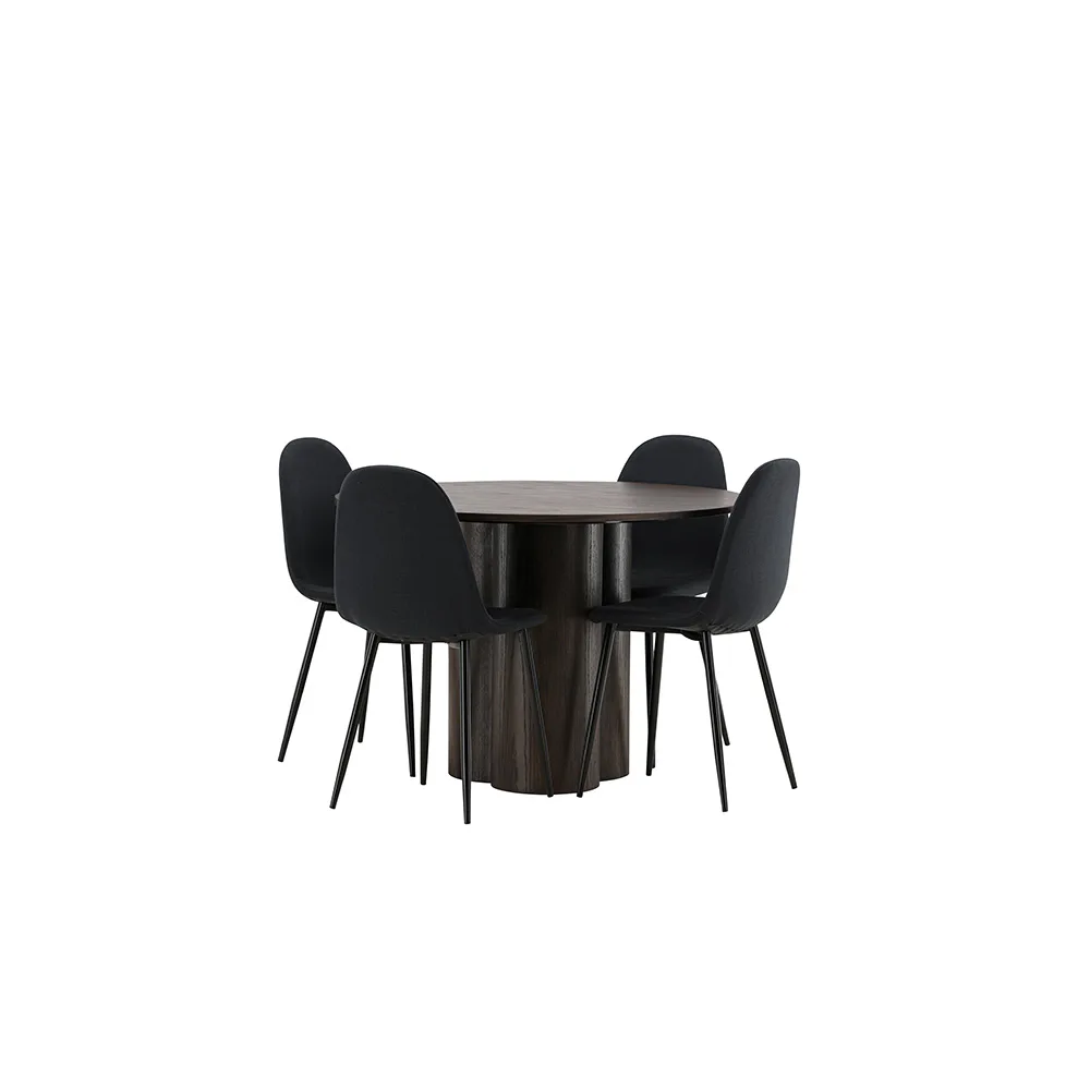Matgrupp Venture Home Olivia med 4 Polar Stolar