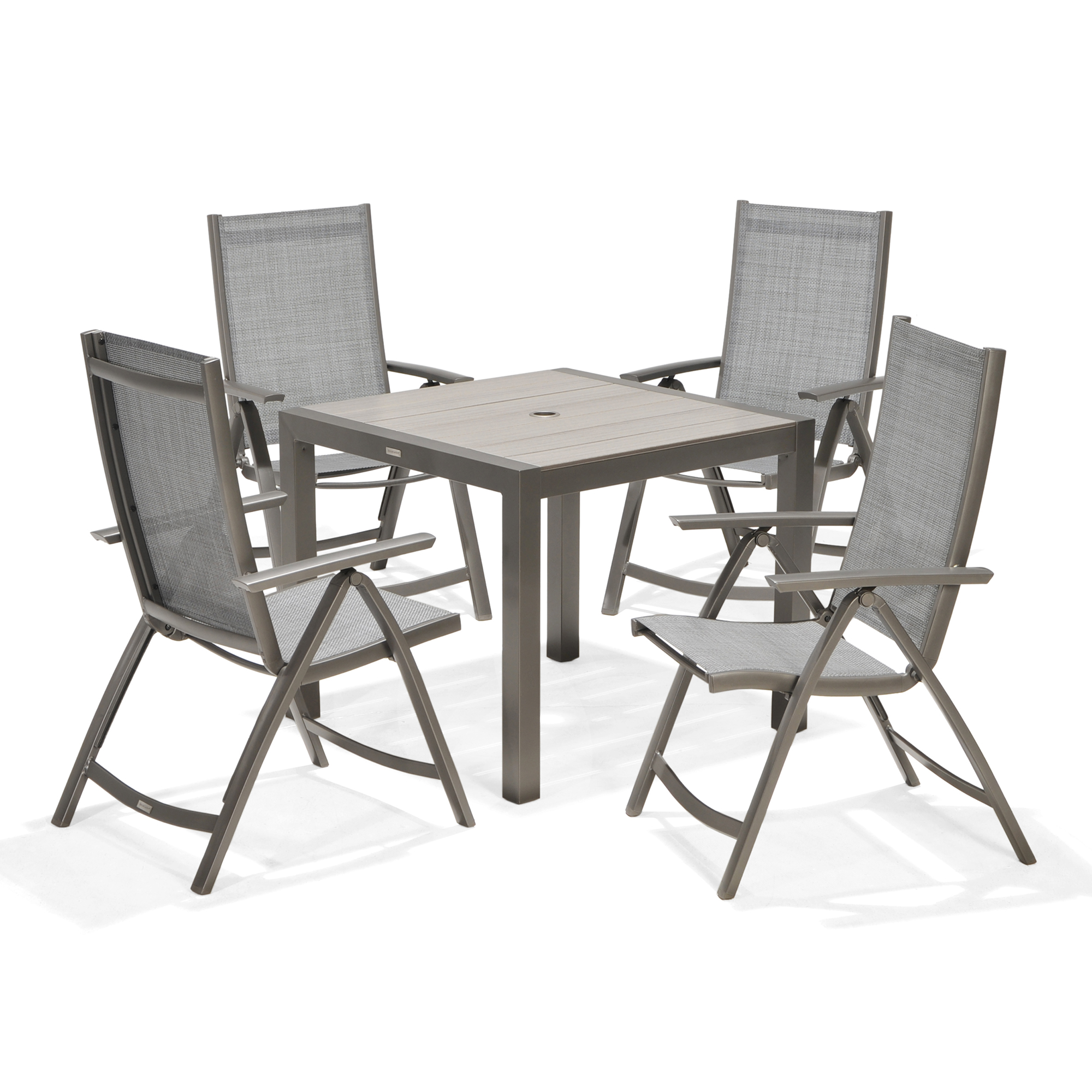 Matgrupp LifestyleGarden Solana med 4 Positionsstolar