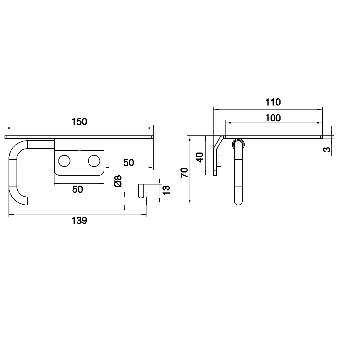 Blandarpaket Scandtap Steel Pleasure 2 med Handdukstork och Accessoarer