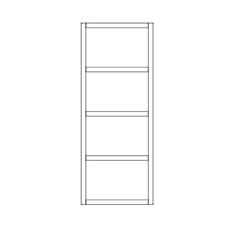 Ramverk Lundbergs Shoji Vit