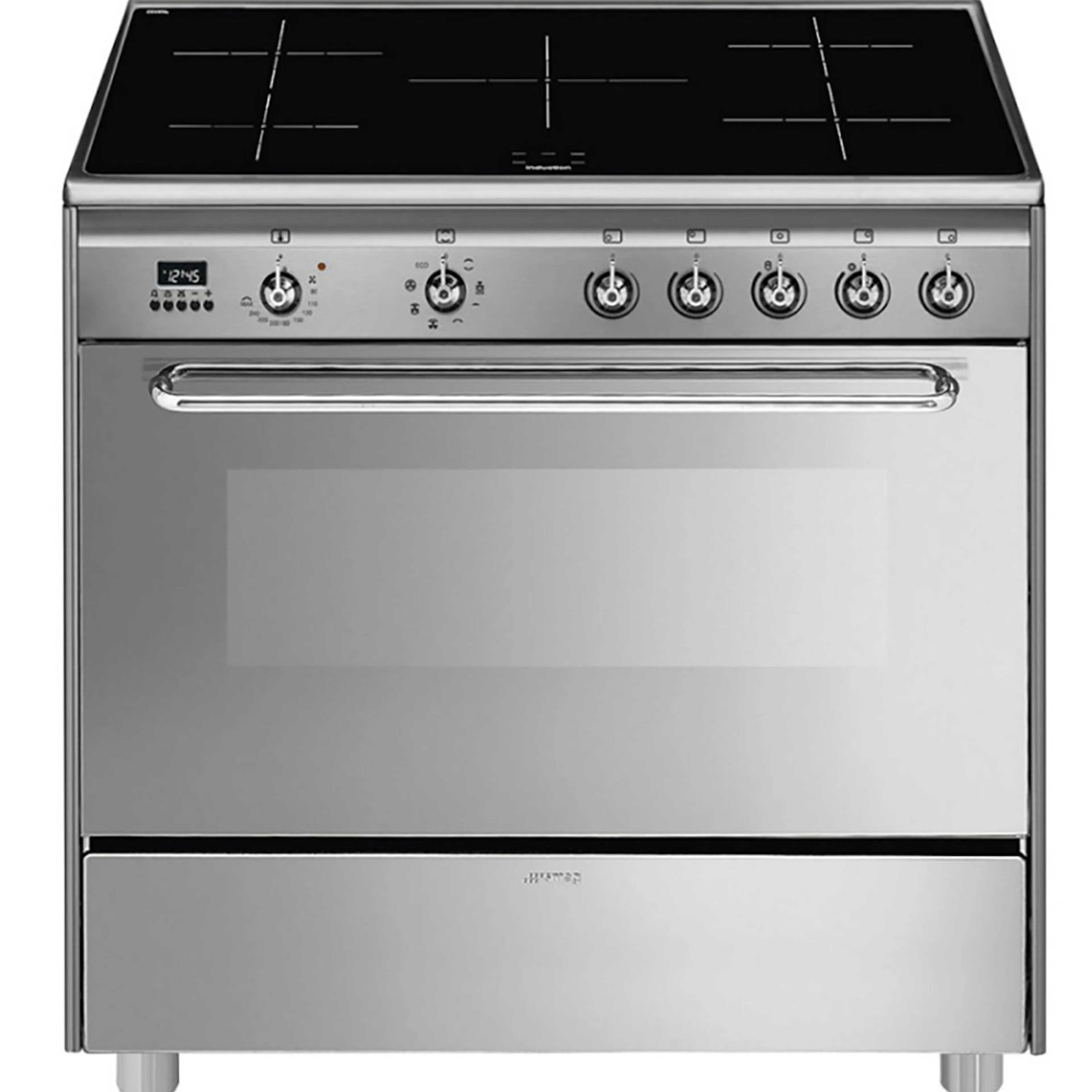 Induktionsspis Smeg SCD90IMX9-1