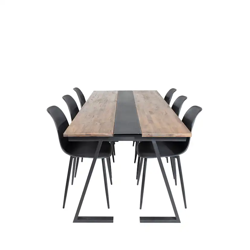 Matgrupp Venture Home Jane med 6 Pop Stolar