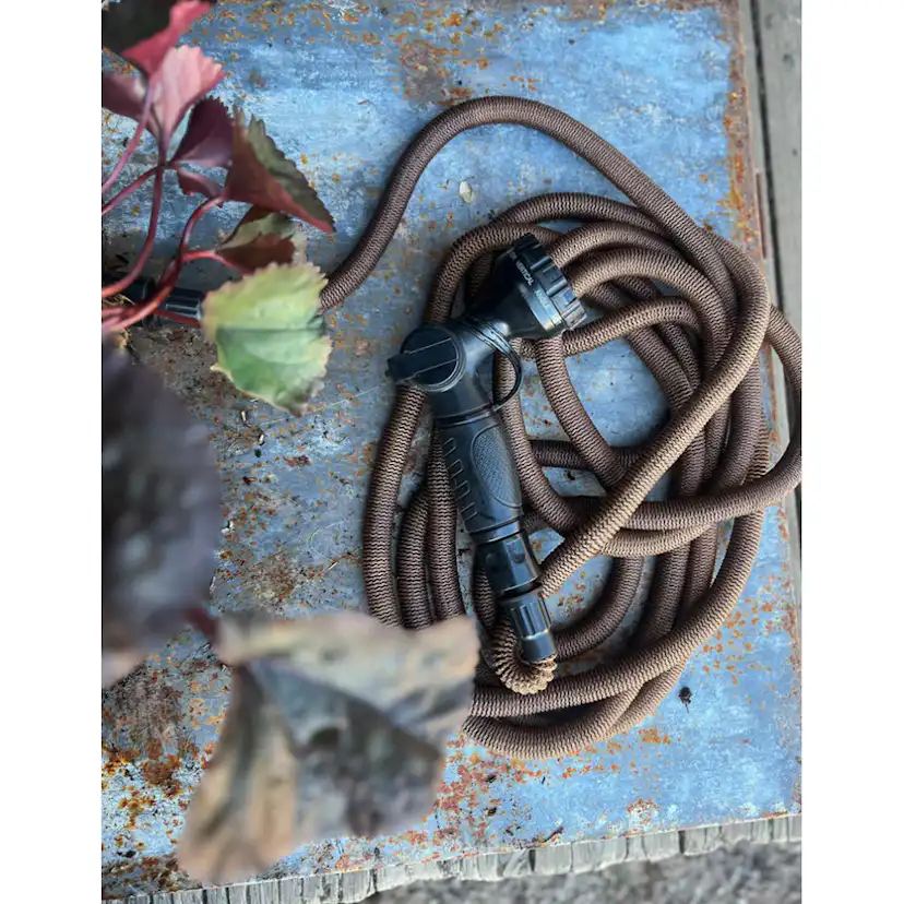 Trädgårdsslang By Benson Deluxe Set Mörk Sand 25 m