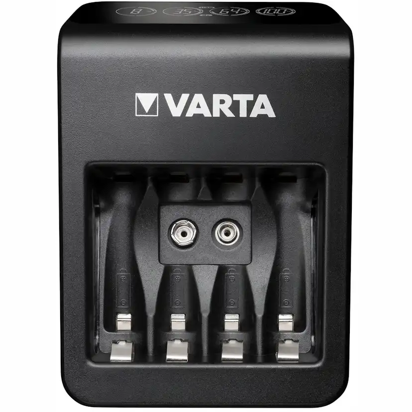 Laddare VARTA LCD Plug Carger+ AA/AAA/9V +U