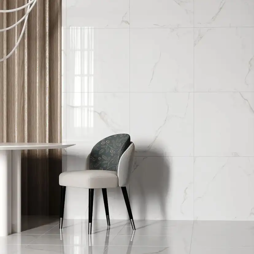 Klinker Carrara Marmor Blank 60x60