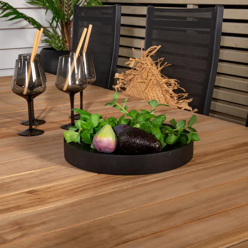 Matgrupp Venture Home Meya 160/240 med 8 Copacabana Stolar
