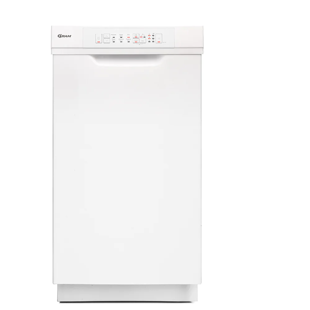 Underbyggd Diskmaskin GRAM OM 4110-90 T/1 Vit med Plats för 10 Kuvert