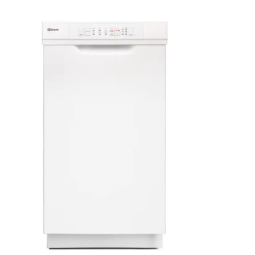 Underbyggd Diskmaskin GRAM OM 4110-90 T/1 Vit med Plats för 10 Kuvert