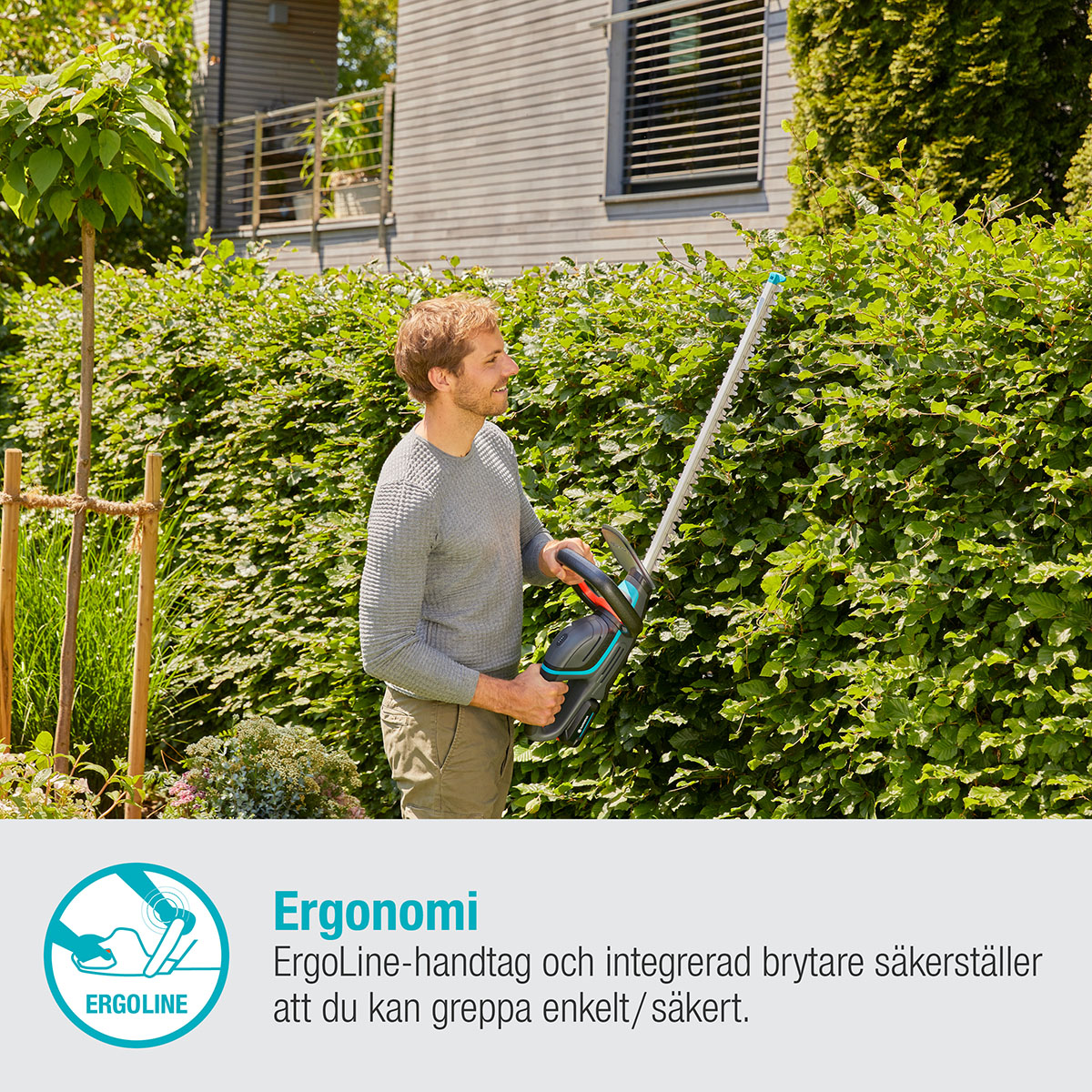 Häcksax Gardena ComfortCut 60/18V P4A utan Batteri