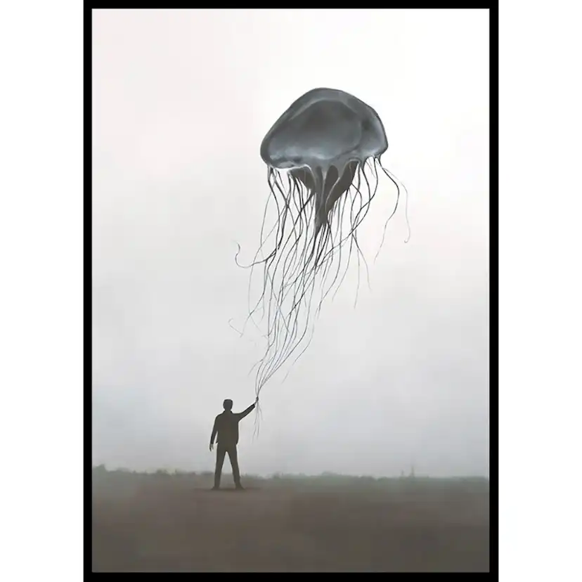Poster Gallerix Jellyfish Balloon