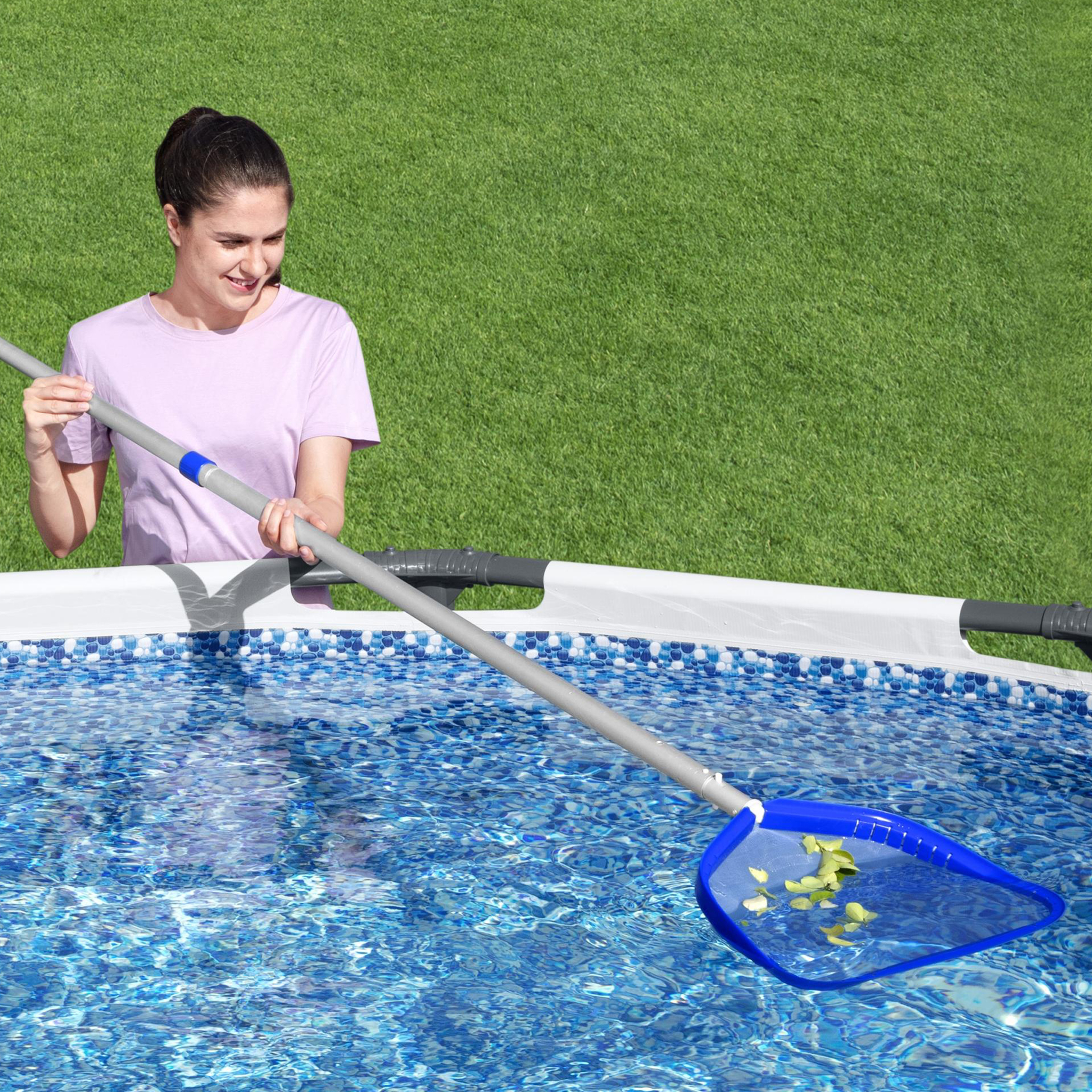 Poolhåv Bestway Flowclear Aquascoop Deluxe Håv Exkl Skaft