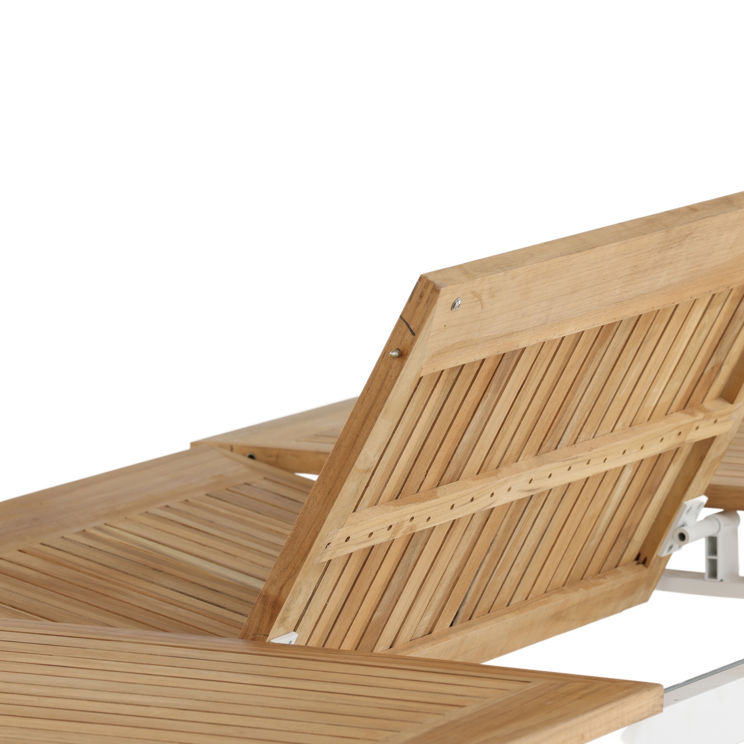 Panama - Table - 160/240*90 - Vit Alu/Teak Vit/Teak