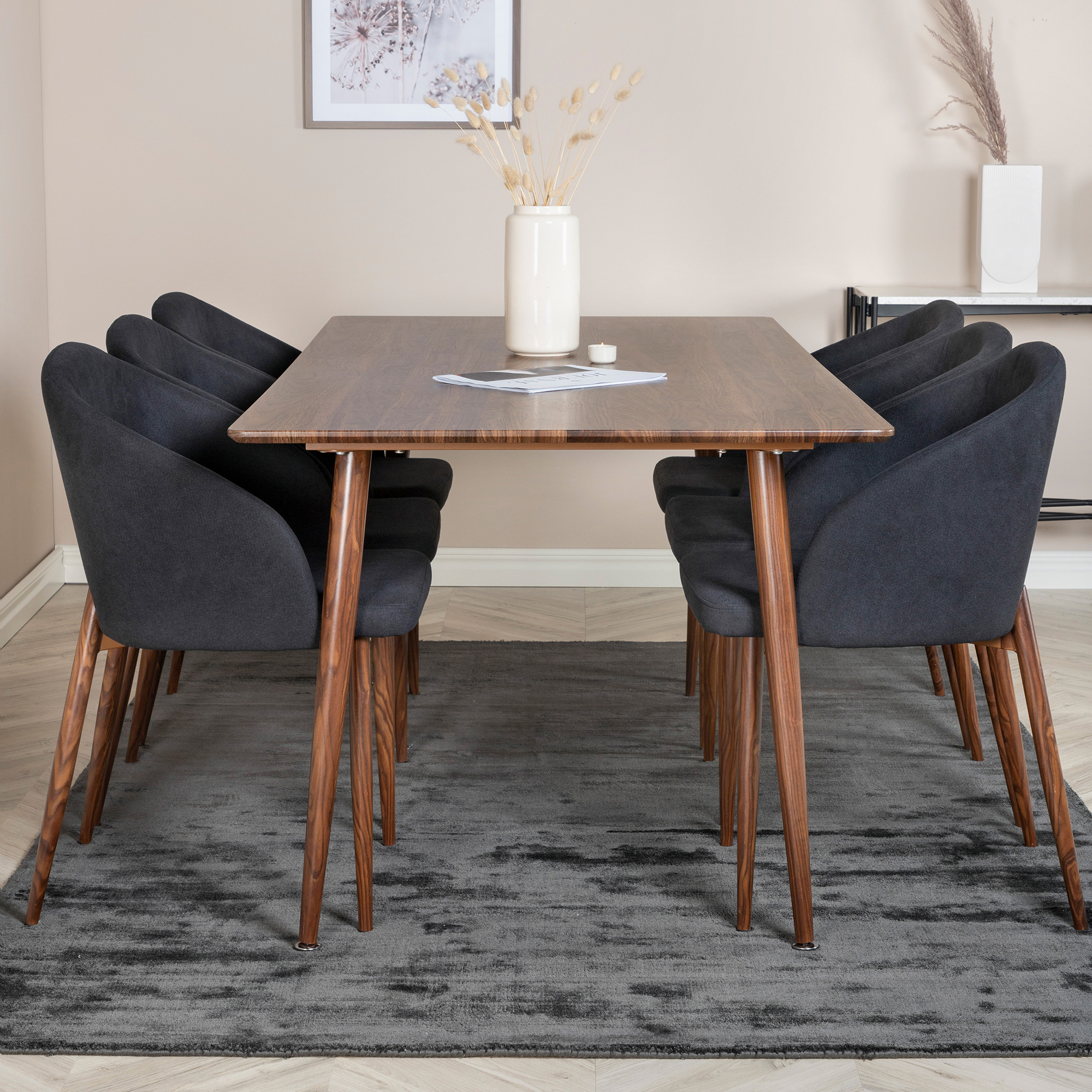 Matgrupp Venture Home Pobbie med 6 Archie Stolar Polyestertyg