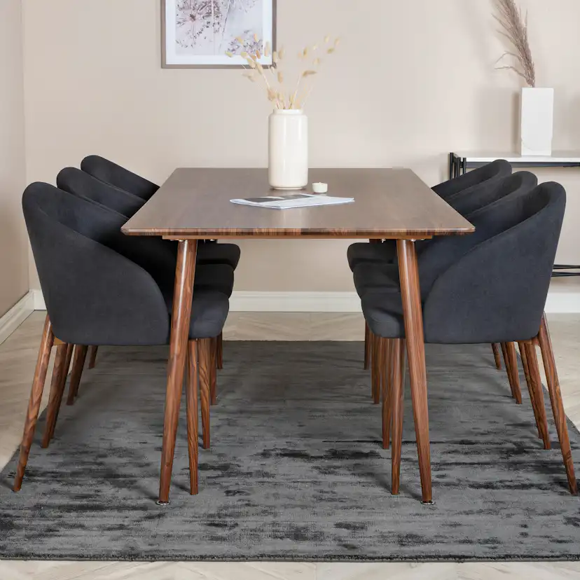 Matgrupp Venture Home Pobbie med 6 Archie Stolar Polyestertyg