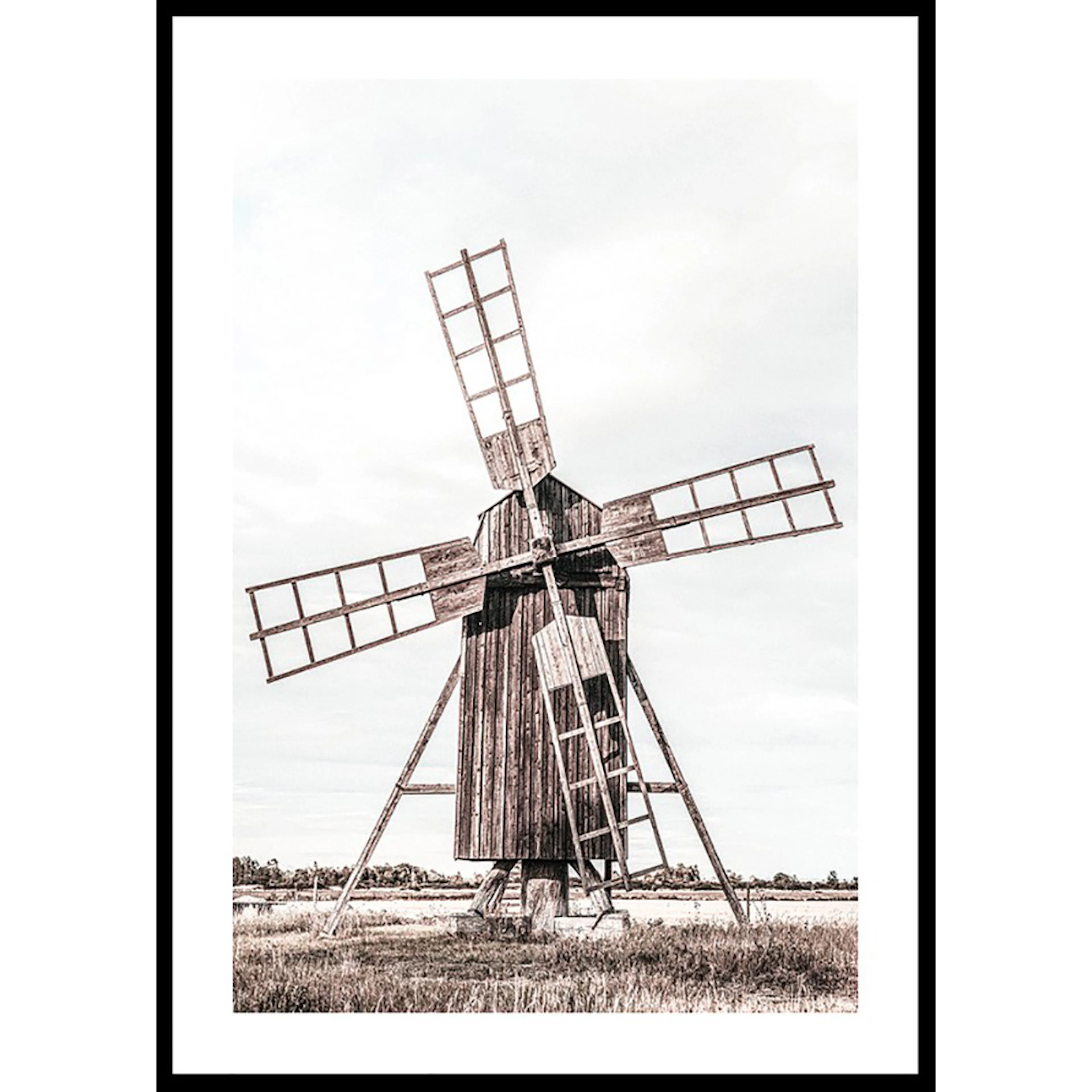 Poster Gallerix Old Wooden Wind Mill