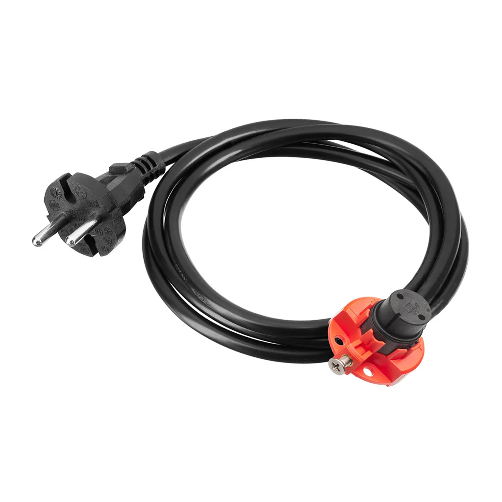 Spare part, REJ Pro plug-in cord, EPCB 130, cord 130 cm, bla Svart