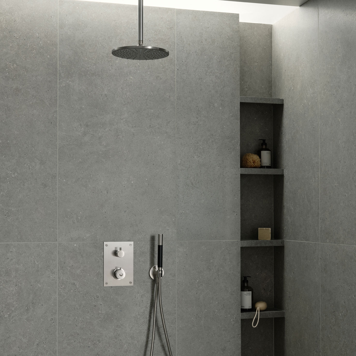 Klinker Bricmate J66 J Stone Select Light Grey Honed 60x60 cm