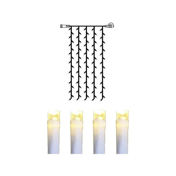 Ljusgardin Star Trading Extra System Decor 100 st